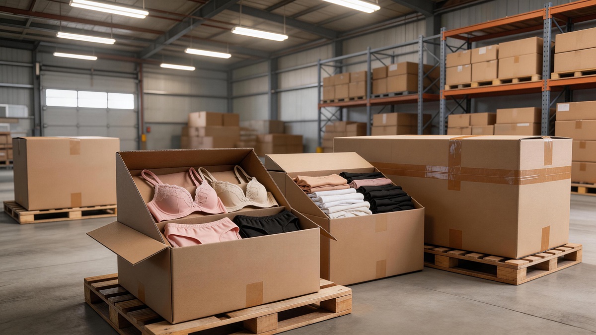 lingerie export cartons ready for shipping China